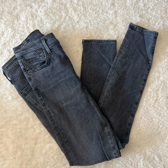 EUC❣️ Citizens of Humanity Rocket Ankle High Rise Skinny. Distressed grey, Sz 25 - Picture 6 of 8